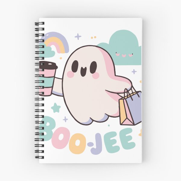 Item preview, Halloween Boo-Jee Ghost Pastel Rainbow designed and sold by ZedOhEe.