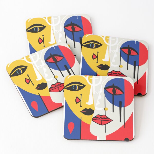 Item preview, minimal drawing of faces designed and sold by GiovanniCancemi.