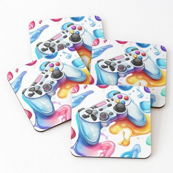 Item preview, Video Game Controller Watercolour Dripping designed and sold by druidwolfart.