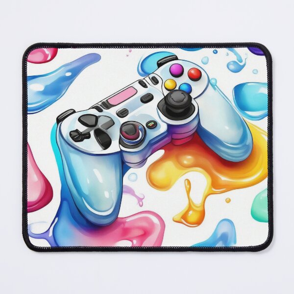 Item preview, Video Game Controller Watercolour Dripping designed and sold by druidwolfart.