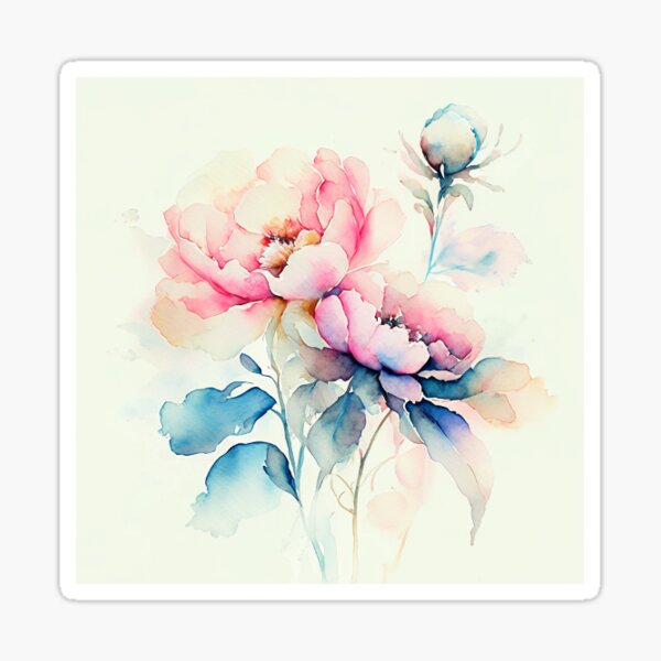 Item preview, Watercolor Flowers designed and sold by Greandres73.