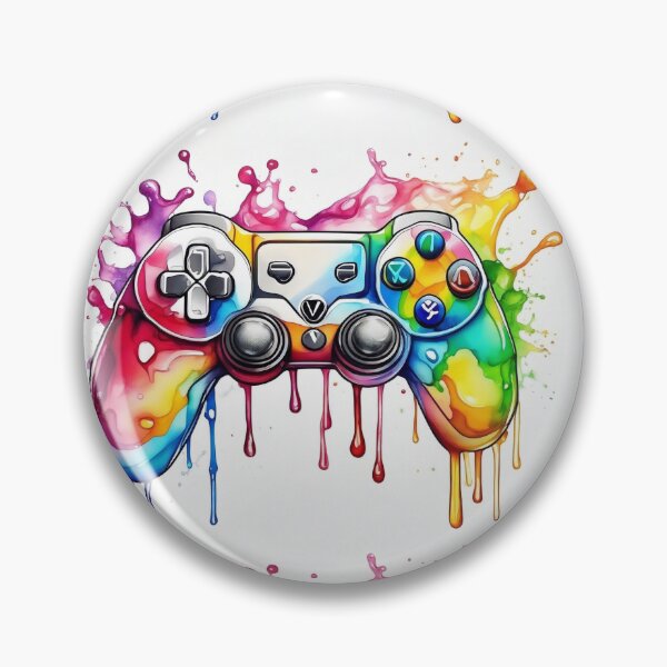 Item preview, Video Game Controller Watercolour Dripping designed and sold by druidwolfart.