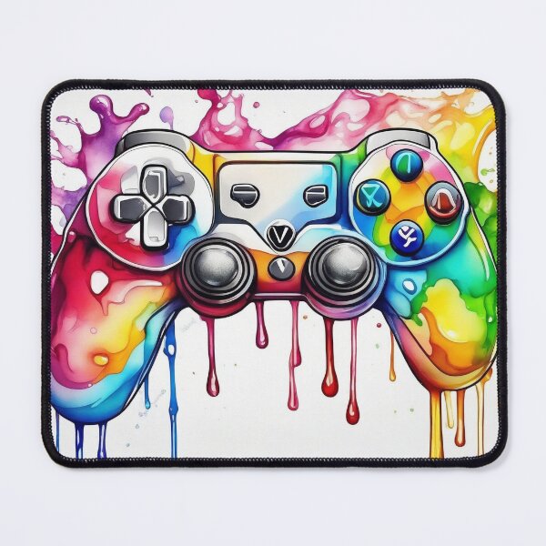 Item preview, Video Game Controller Watercolour Dripping designed and sold by druidwolfart.