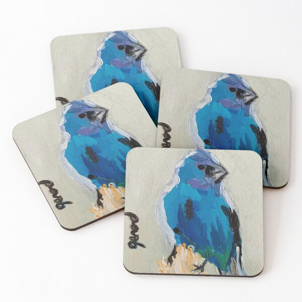 Item preview, Blau l'ocell designed and sold by gg-pinceladas.