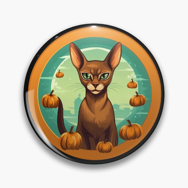 Item preview, Abyssinian Cat Halloween, Love Cats  designed and sold by Logiamerch.