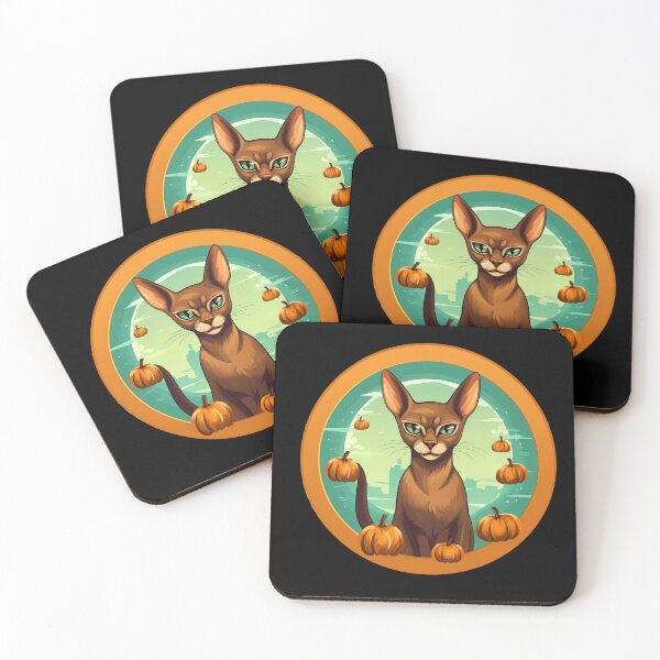Item preview, Abyssinian Cat Halloween, Love Cats  designed and sold by Logiamerch.
