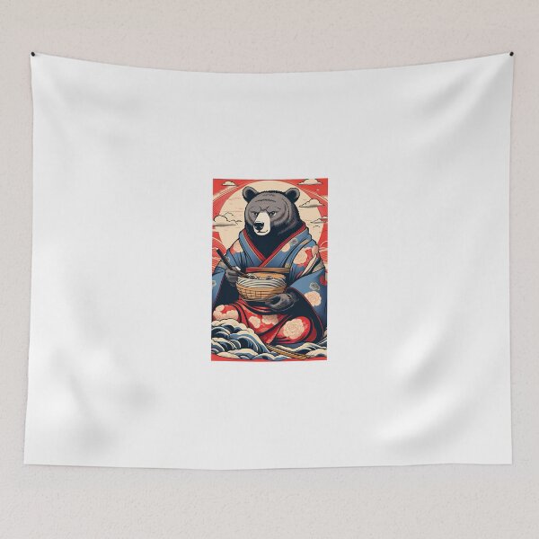 Item preview,   Cute bear in kimono japan designed and sold by KorArtStudio.