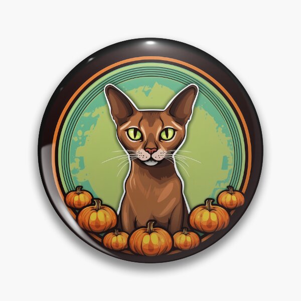 Item preview, Abyssinian Cat Halloween, Love Cats  designed and sold by Logiamerch.