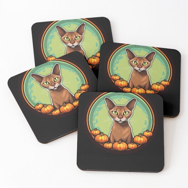Item preview, Abyssinian Cat Halloween, Love Cats  designed and sold by Logiamerch.
