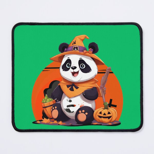 Item preview, Panda's Spooky Halloween Party Fun with a Furry Friend designed and sold by PatternXS.