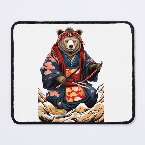 Item preview, Cool bear in kimono japan designed and sold by KorArtStudio.