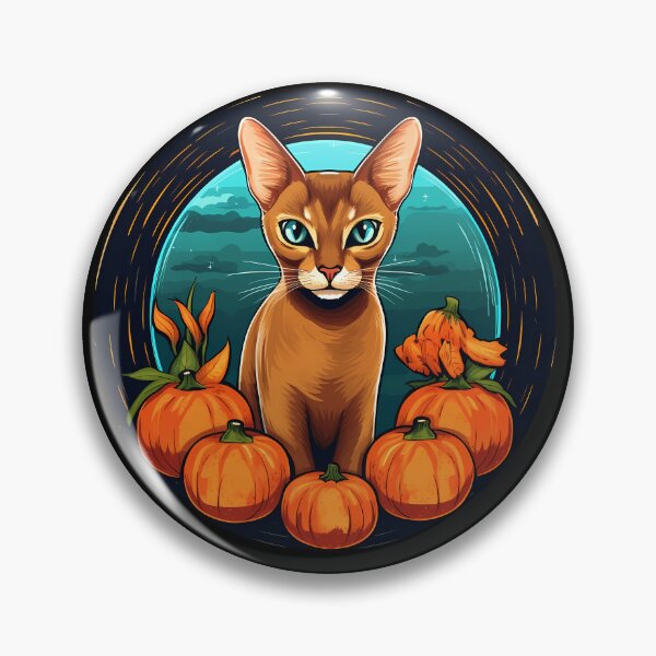 Item preview, Abyssinian Cat Halloween, Love Cats  designed and sold by Logiamerch.