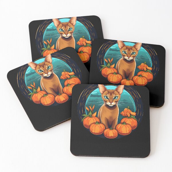 Item preview, Abyssinian Cat Halloween, Love Cats  designed and sold by Logiamerch.