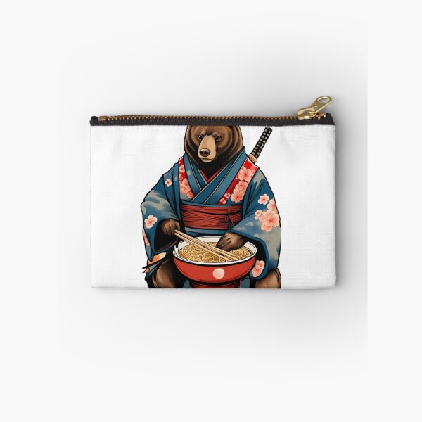 Item preview, Bear in kimono japan designed and sold by KorArtStudio.