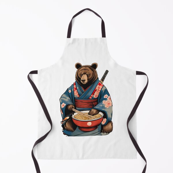 Item preview, Bear in kimono japan designed and sold by KorArtStudio.