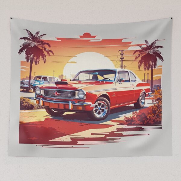 Item preview, 011 Classic Car in California Street designed and sold by Alexis Art Collection.