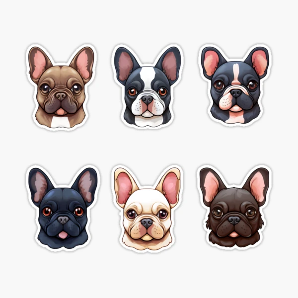 EK Sticko Sticker Fuzzy Frenchie