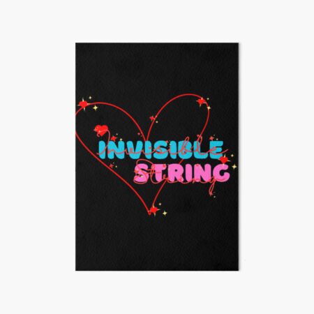 Taylor Swift Folklore Album Invisible String Lyric Poster - Ink In Action