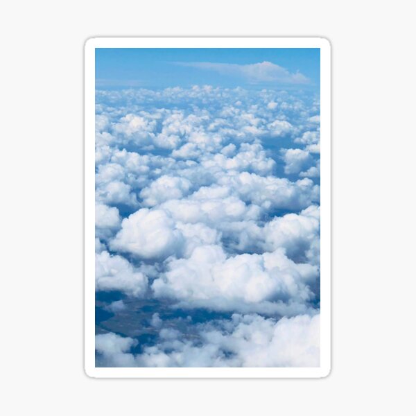 Aperçu de l'œuvre Simplement des nuages créée et vendue par MadTeaDesign.