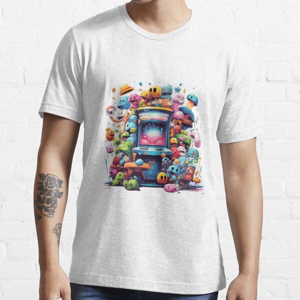 Joust T-shirt retro 1980s arcade game vintage video games cotton graph –  B.L. Tshirts