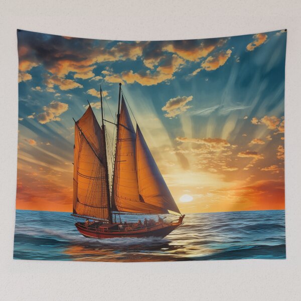 Item preview, Sailing into the Sunset designed and sold by Myra365Art.