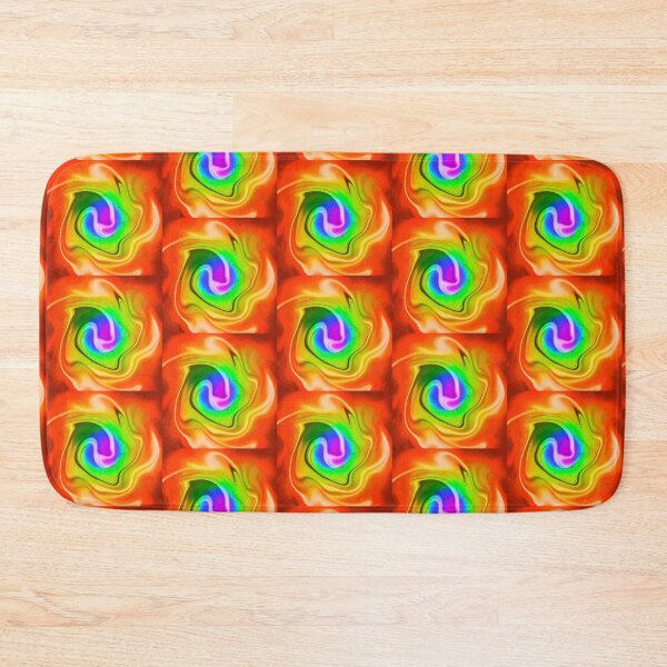 Item preview, Rainbow Swirl Square Sticker by Zeesdesign on Redbubble designed and sold by ZEESDESIGN.