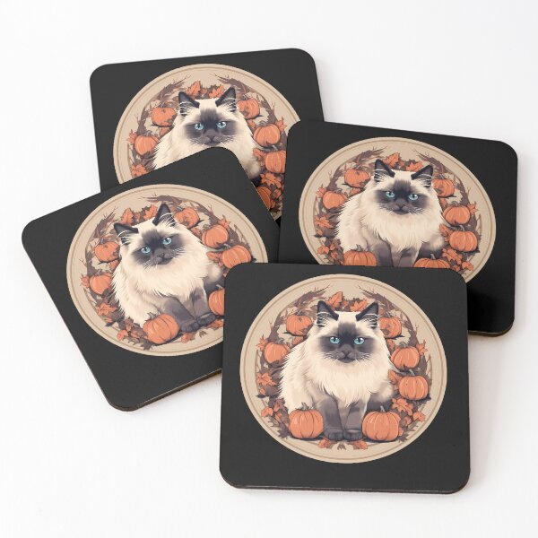 Item preview, Birman Cat Halloween, Love Cats  designed and sold by Logiamerch.