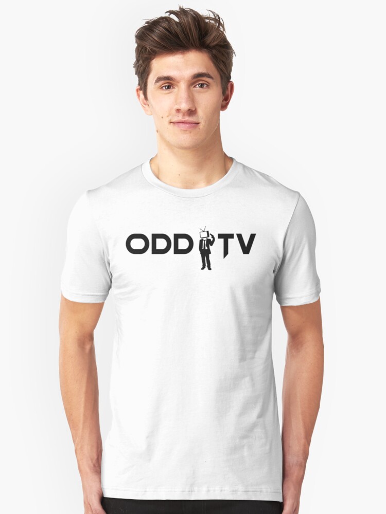 Alternate view of ODD TV Lone Gunman Black Slim Fit T-Shirt