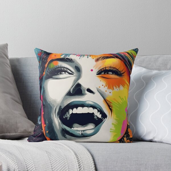 Item preview, Abstract Portrait of a Woman in colorful waterpaint designed and sold by ManuelAndreas.
