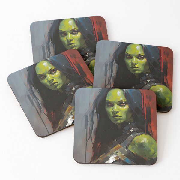 Item preview, Gamora painting designed and sold by Charlotte Hawkins.