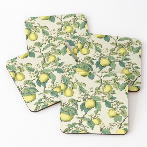 Item preview, Late 19th-Century Inspired Granny Smith Apple Pattern - Vintage Botanical Design designed and sold by ShobulousStudio.