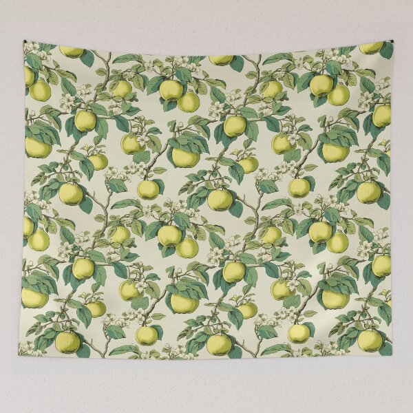 Item preview, Late 19th-Century Inspired Granny Smith Apple Pattern - Vintage Botanical Design designed and sold by ShobulousStudio.