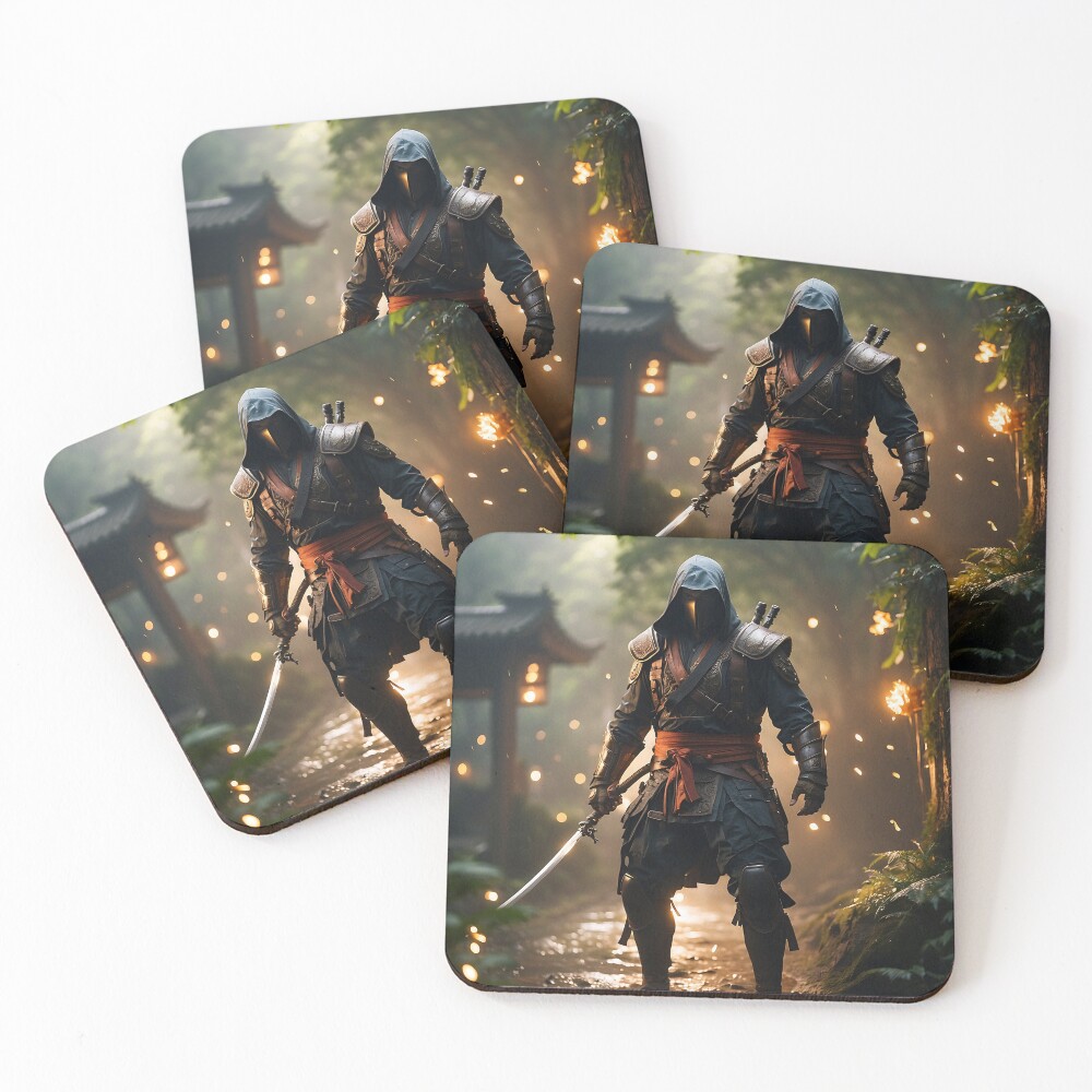 Item preview, Coasters (Set of 4) designed and sold by ROKANDESIGNART.