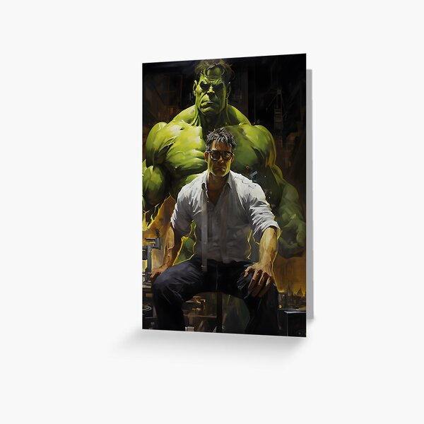 Item preview, The Hulk painting designed and sold by Charlotte Hawkins.