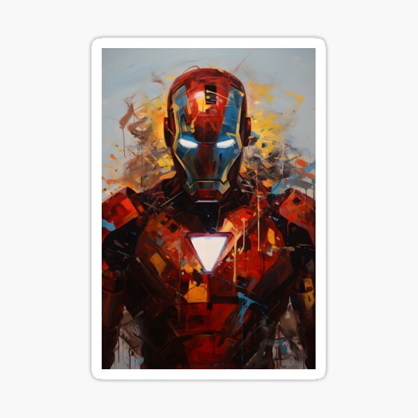 Item preview, Iron-Man painting designed and sold by Charlotte Hawkins.