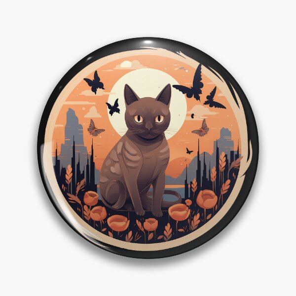 Item preview, Burmese Cat Halloween, Love Cats  designed and sold by Logiamerch.