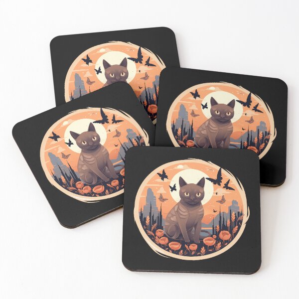 Item preview, Burmese Cat Halloween, Love Cats  designed and sold by Logiamerch.
