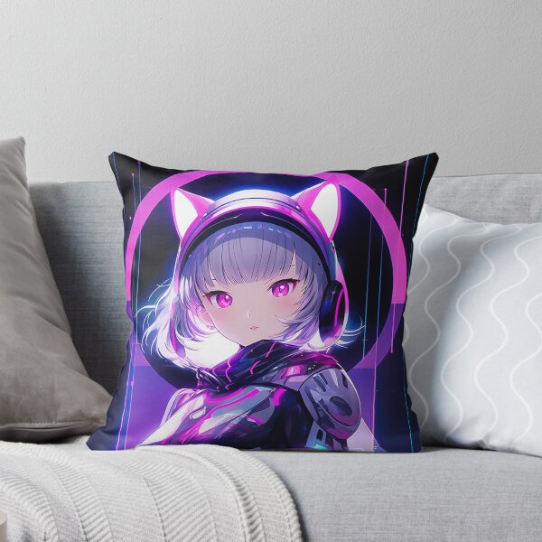 Artikelvorschau, Anime Katzenmädchen | Hochwertiges Anime-Kunstwerk | Manga-Anime-Kunst entworfen und verkauft von AlNoah.
