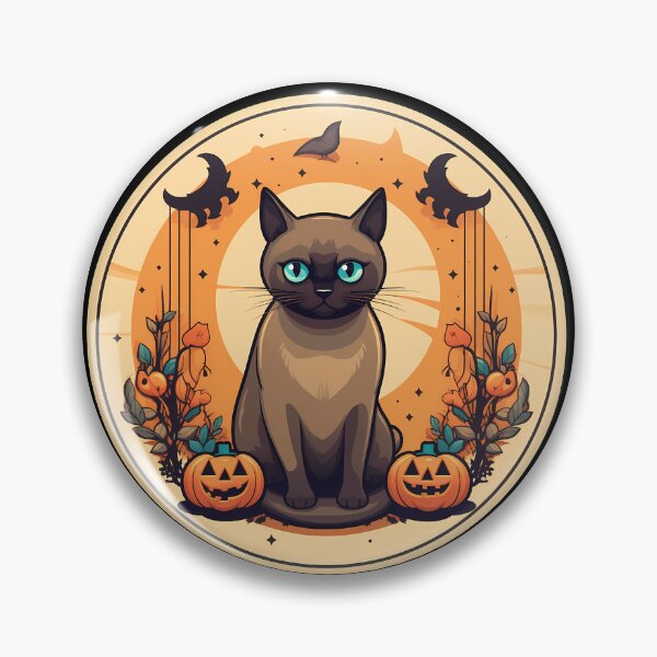 Item preview, Burmese Cat Halloween, Love Cats  designed and sold by Logiamerch.