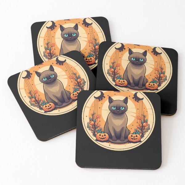 Item preview, Burmese Cat Halloween, Love Cats  designed and sold by Logiamerch.