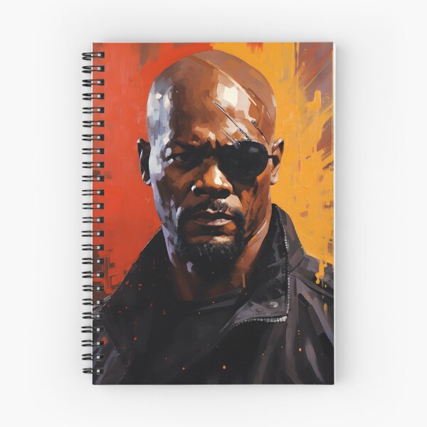 Item preview, Nick Fury painting designed and sold by Charlotte Hawkins.