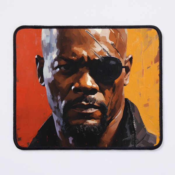 Item preview, Nick Fury painting designed and sold by Charlotte Hawkins.