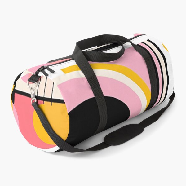 Item preview, Bold Elegance: Pink & Yellow Art Deco Design with Spherical Sculptures and Vibrant Abstract Compositions designed and sold by PaintbrushPlace.