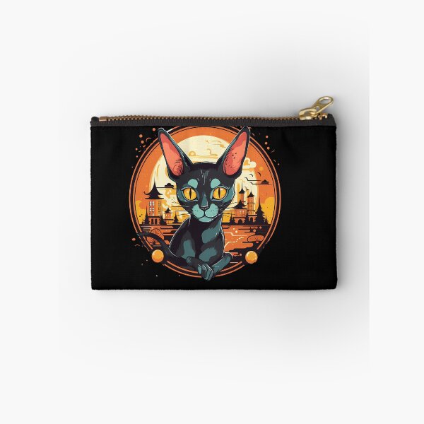 Artikelvorschau, Cornish Rex Katze Halloween, Liebeskatzen entworfen und verkauft von Logiamerch.