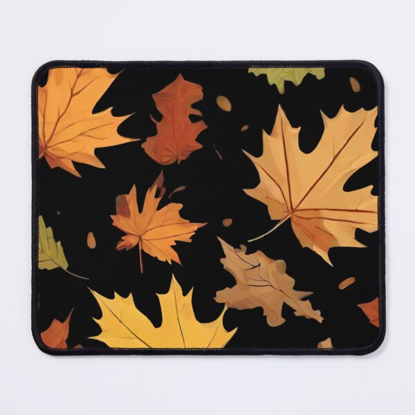 Item preview, autumn leaves warm colors pattern designed and sold by in-leggings.