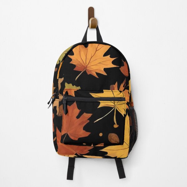 Item preview, autumn leaves warm colors pattern designed and sold by in-leggings.