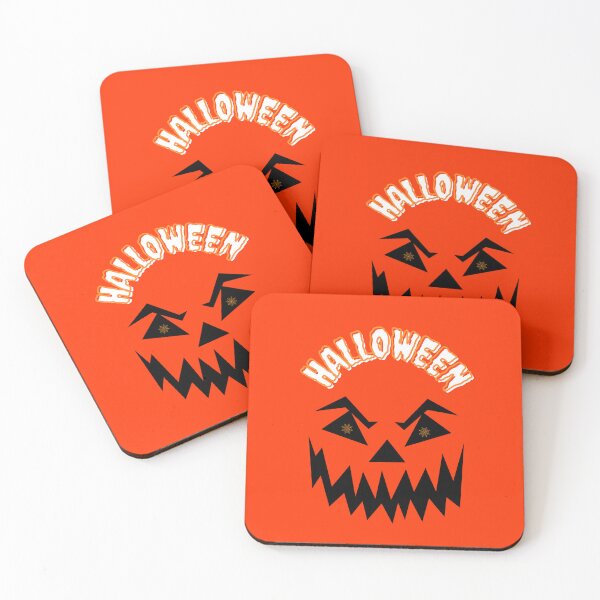 Item preview, Ghost face Halloween Cast Orange and white T-Shirt designed and sold by DeJuin.
