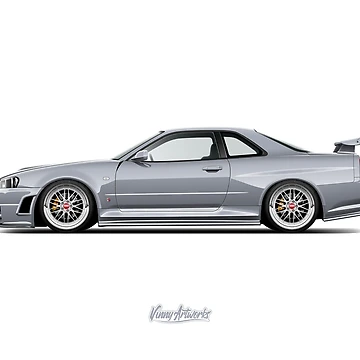Artwork thumbnail, GT-R R34 by VinnyArtworks