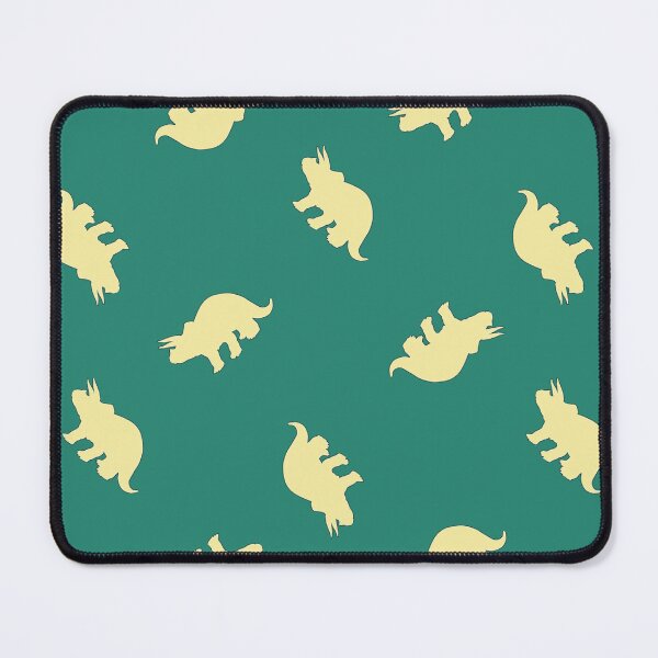 Item preview, Tan triceratops dinosaurs pattern green designed and sold by tetibright.