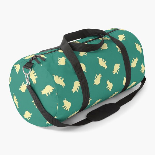 Item preview, Tan triceratops dinosaurs pattern green designed and sold by tetibright.